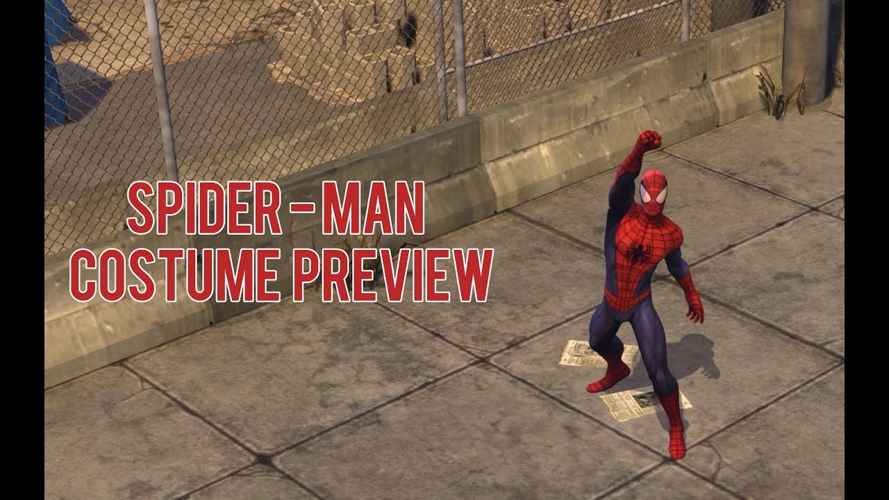 Spider-Man Costume Preview - Marvel Heroes Omega (PC/PS4/XBOX)