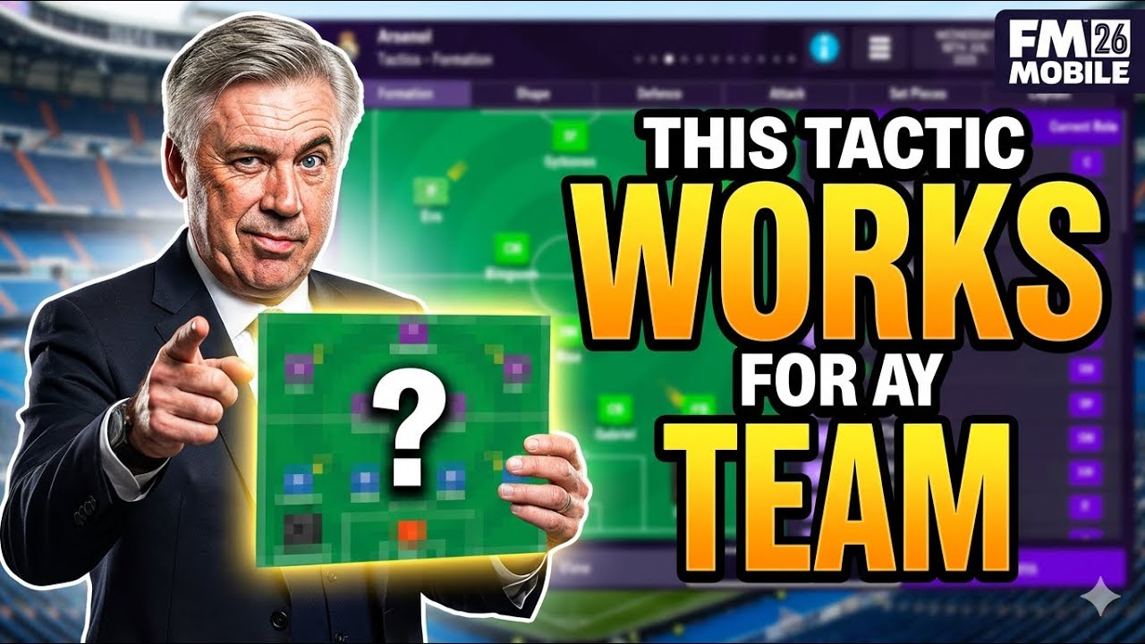 FM26 Mobile Tactic THAT Works With ANY Team (This Will Change How You Play The Game Forever)
