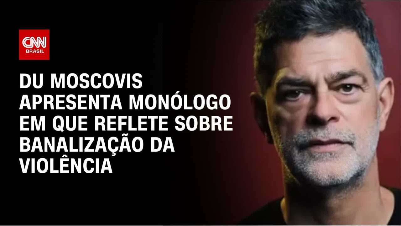 Eduardo Moscovis apresenta monólogo em que reflete sobre banalização da violência | CNN PRIME TIME