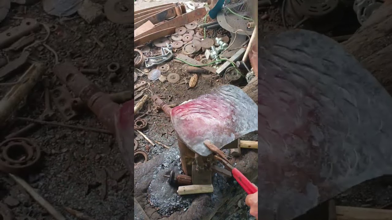 Membuat cangkul anti lengket 