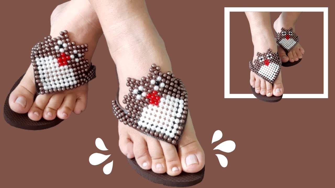 CORUJA DE PÉROLA - trama completa com coruja de pérolas sem emenda no fio!