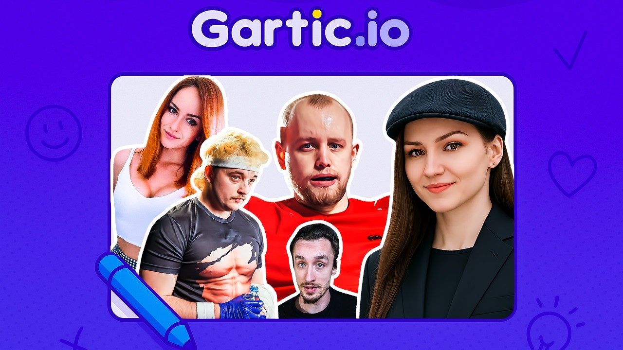 Kreslení proti Streamerům - GARTIC - S Kapesníkem, Andulie, Haisetem, Terezou a Flygunem