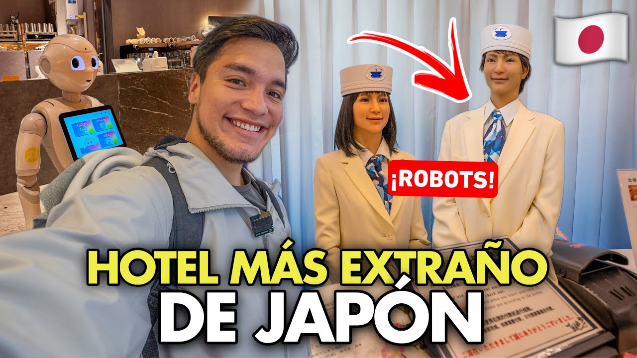 Así es el PRIMER HOTEL atendido por ROBOTS del MUNDO en JAPÓN 🇯🇵🤖