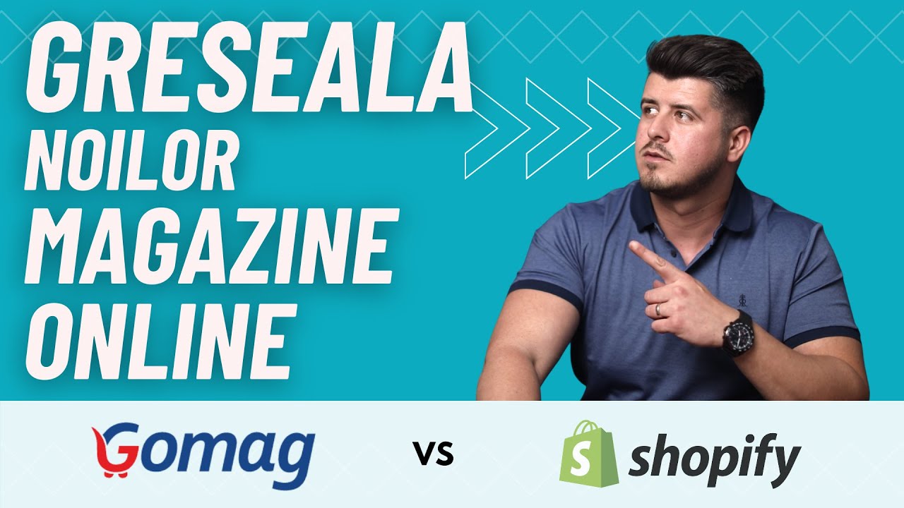Ce are GoMag diferit de Shopify?