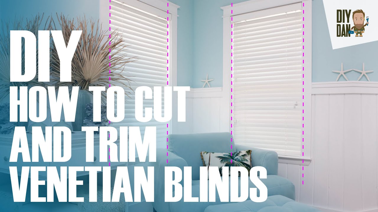 HOW TO CUT AND TRIM VENETIAN WINDOW BLINDS IF OVERSIZED, SAVE MONEY ON BUYING FITTED, QUICK AND EASY