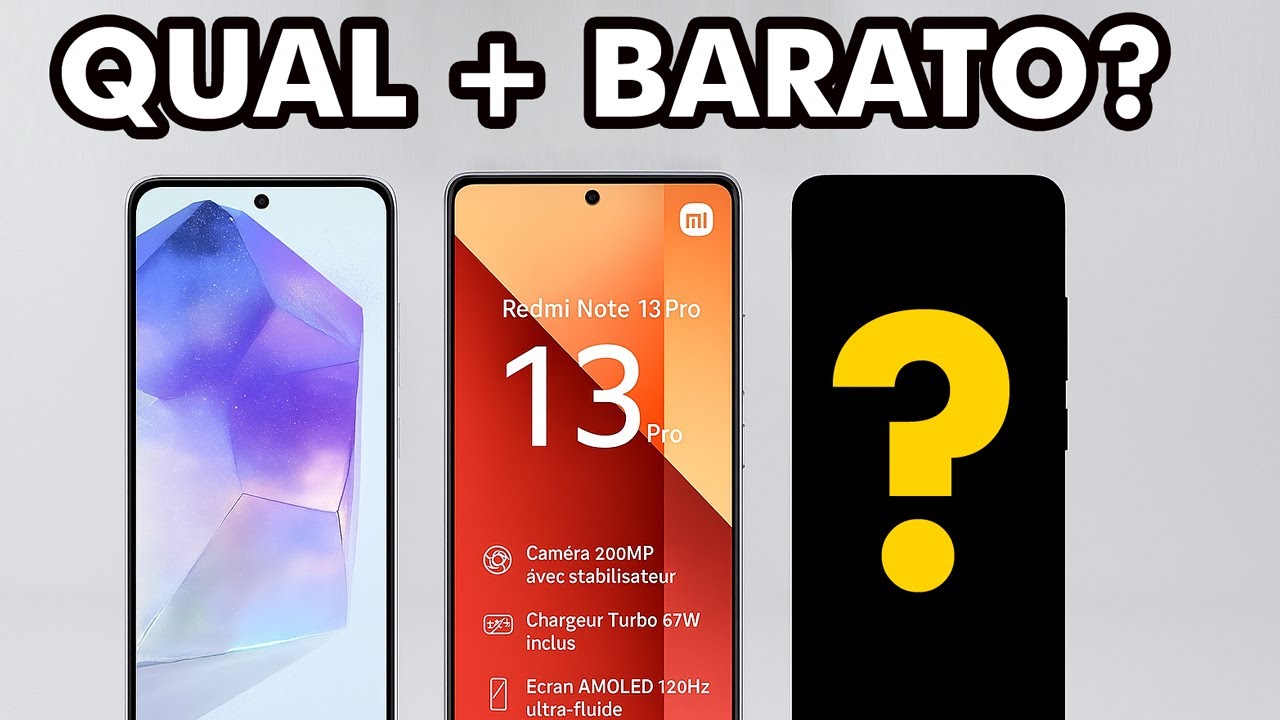 🔥Samsung Galaxy A55 vs Redmi Note 13 Pro vs POCO X6 Pro🔥 QUAL COMPRAR EM 2025? O mais barato?