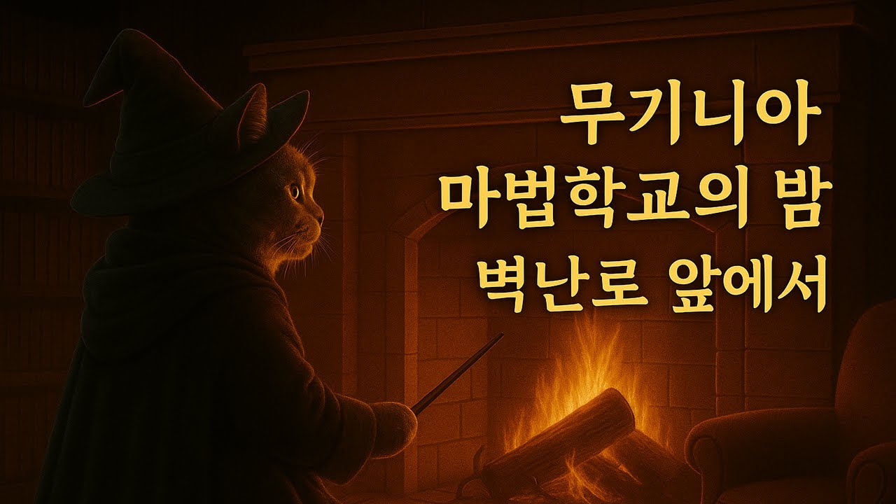 [ASMR] Ep.1 무기니아의 밤  | 벽난로 앞 조용한 마법사의 시간 🔥