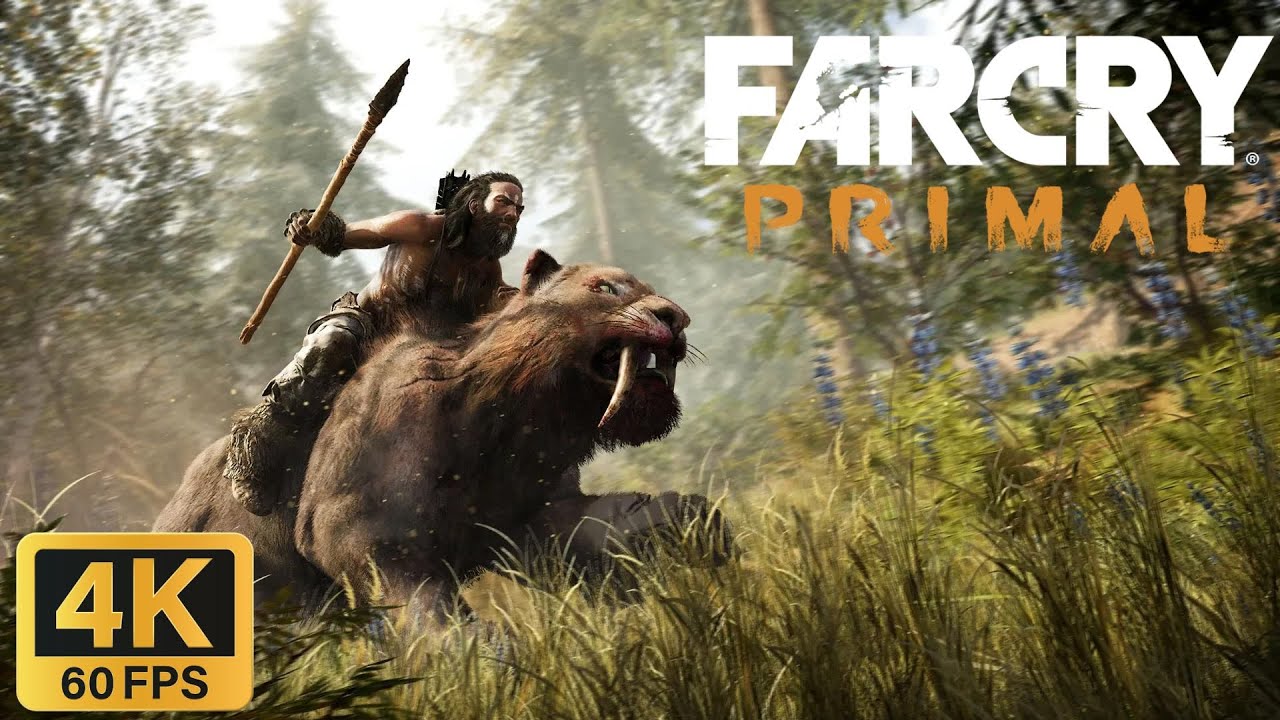 Bloodfang Sabertooth Tame l Far Cry: Primal  (4K60FPS No Commentary)
