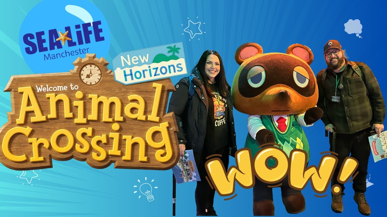 We visit the Animal Crossing Event at Sea Life Manchester! WOW!