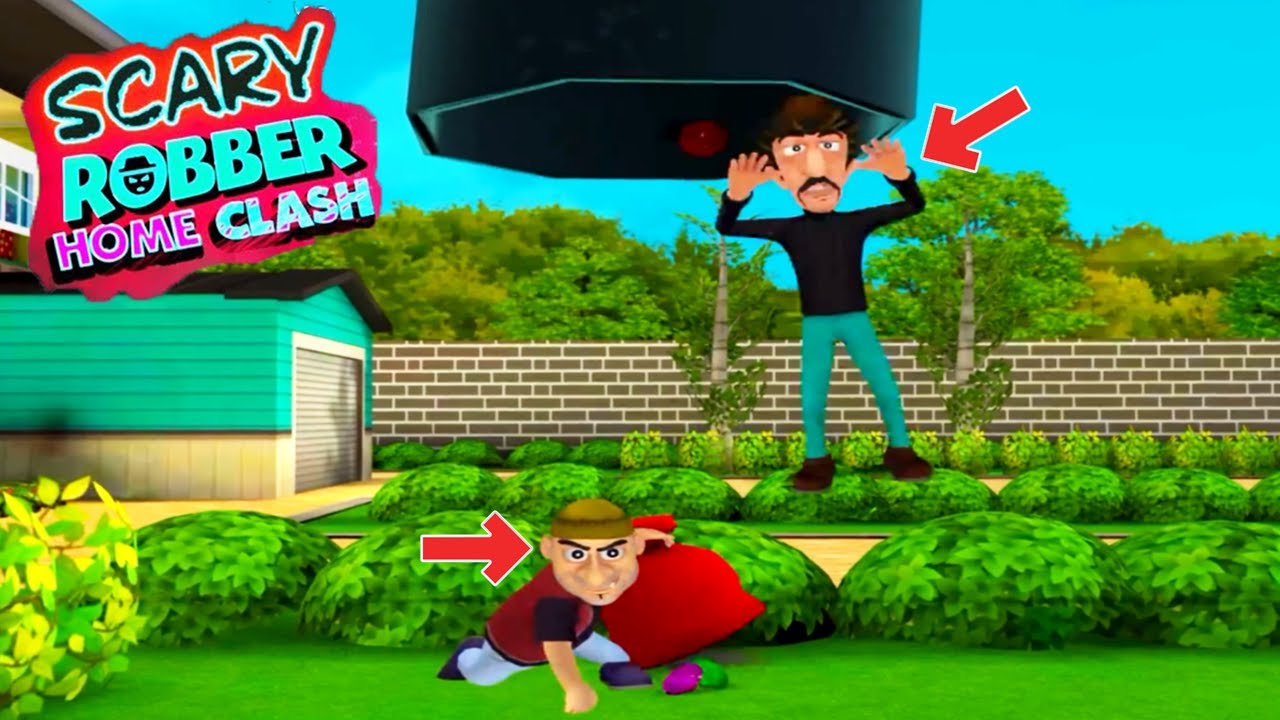 HIRSIZ KARDEŞLER GERİ DÖNDÜ - SCARY ROBBER HOME CLASH