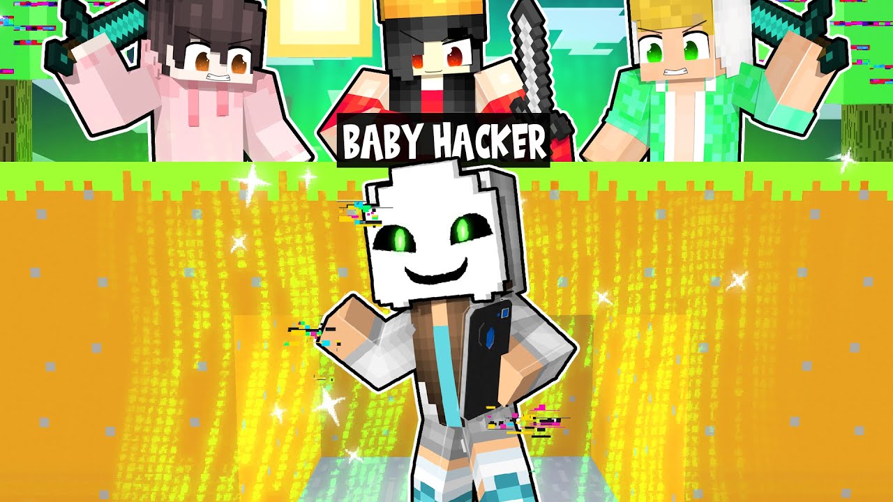 3 GIOCATORI CONTRO 1 BABY HACKER SU MINECRAFT!