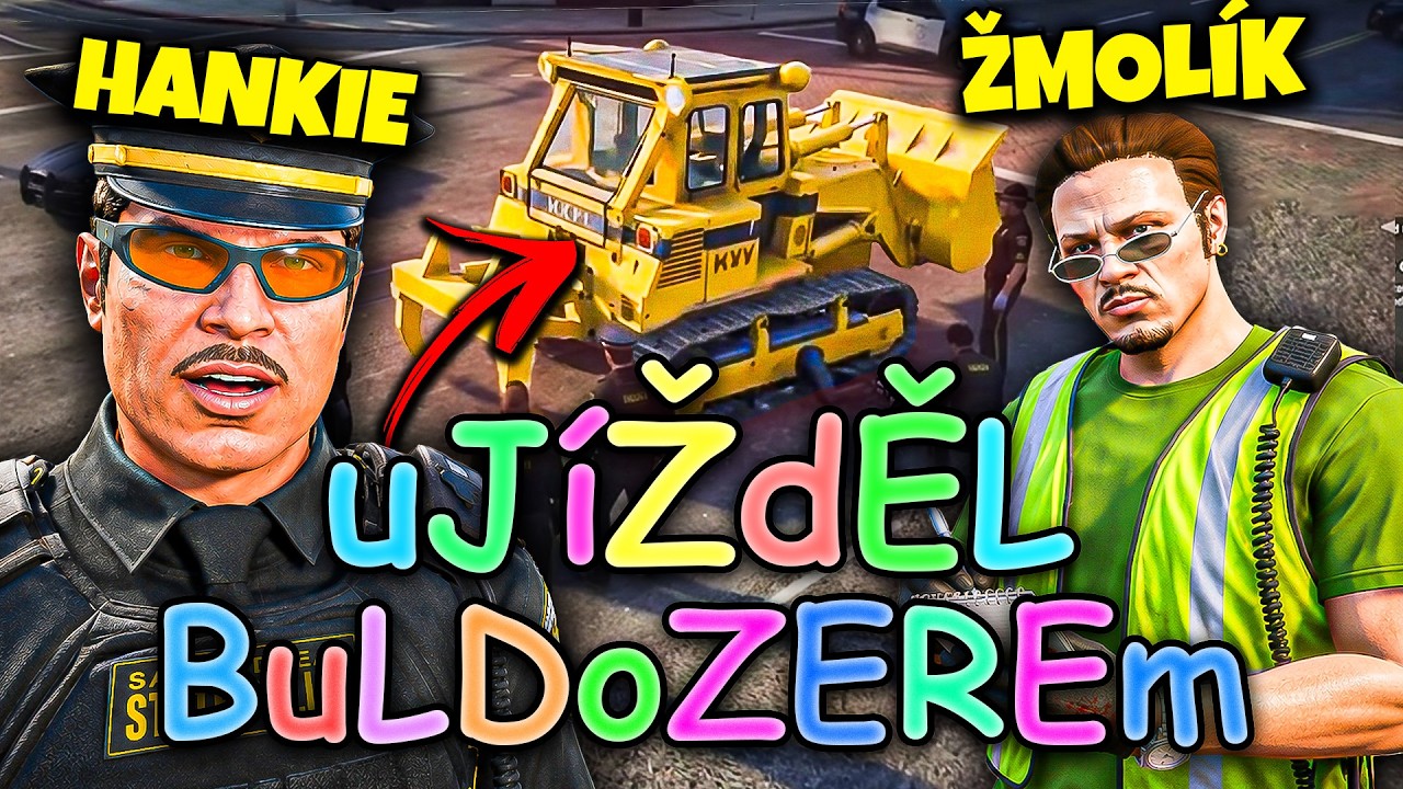 nAH&aacute;NĚčKA s bULDoZErEM?! :-----d | GTA 5 RP | GenK