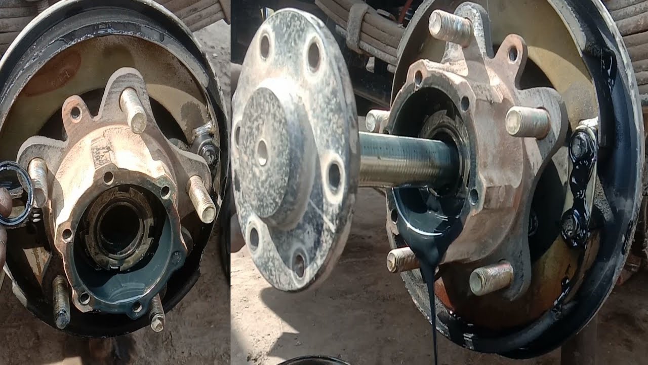 How To LOADER 150cc RASHKA ke pichhle wheel oli seal dalne ka tarika II Bismillah Autos
