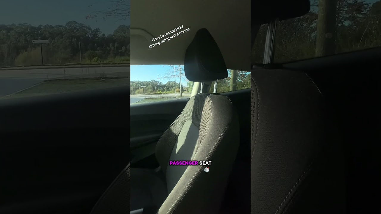How to record POV driving videos using just your phone 📱 #scirocco #tutorials #lessons #vw