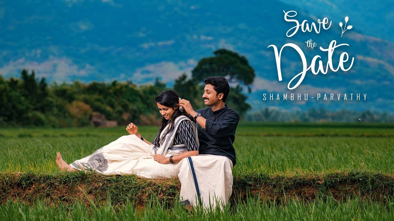 Kerala Traditional Hindu Save The Date Video Shambhu & Parvathy