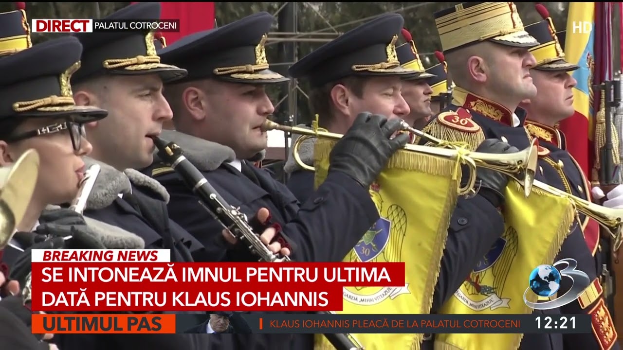 Momentul plecării lui Klaus Iohannis de la Palatul Cotroceni