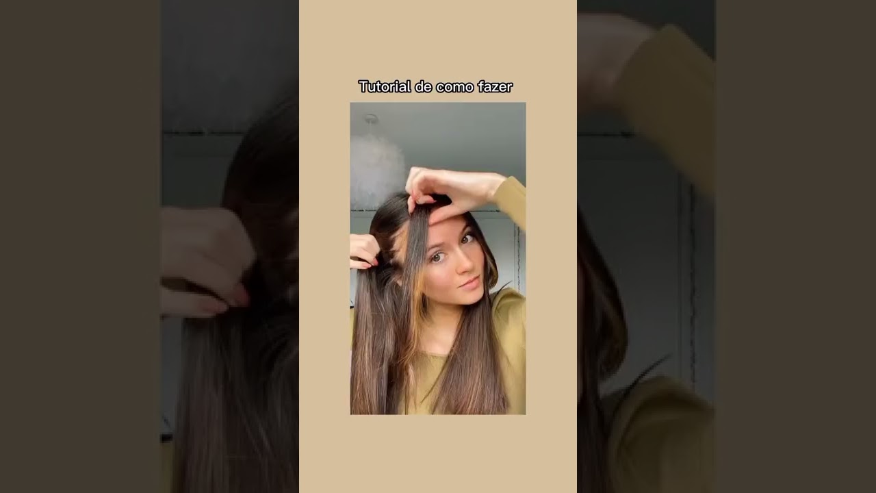 como fazer o corte:curtindo bangs