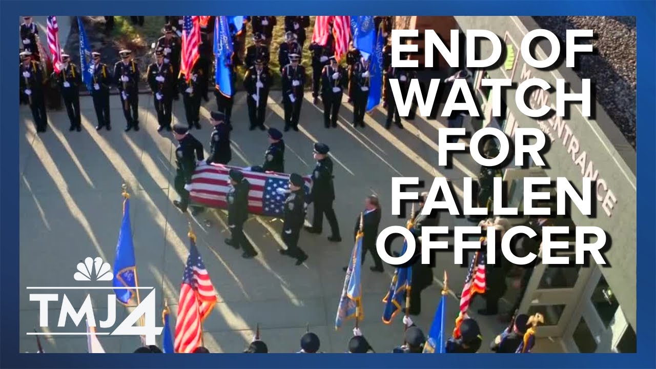 Police honors for fallen Milwaukee police officer