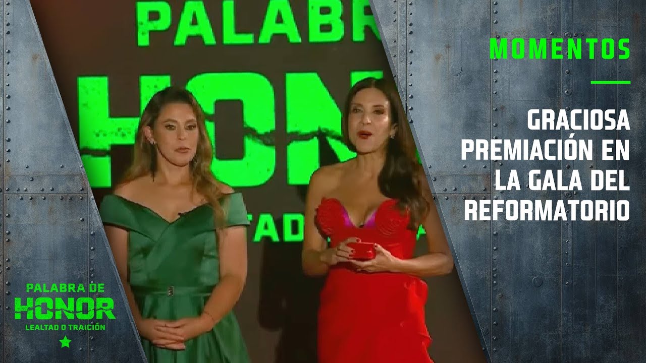 Graciosa premiación en la Gala del reformatorio | Palabra de Honor | Canal 13