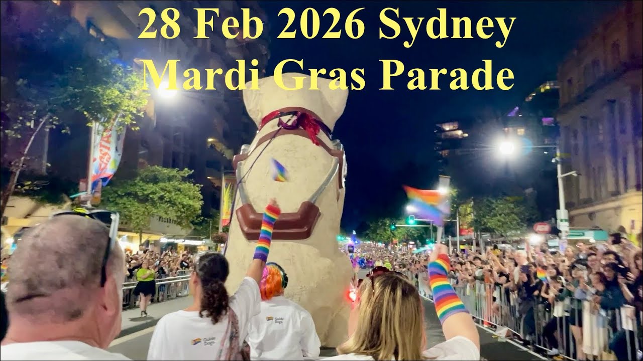 28 Feb 2026 Sydney Gay and Lesbian Mardi Gras Parade | Golden - KPop Demon Hunters