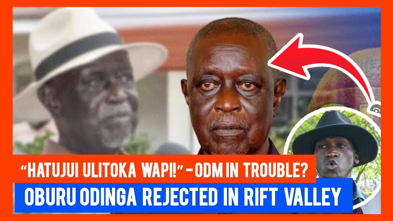 END OF OBURU as Rift Valley Rejects Oburu’s ODM Influence Hatujui ulitoka wapi 