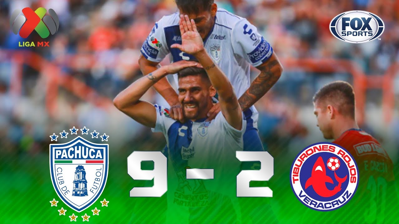 Pachuca - Veracruz [9-2] | GOLES | Jornada 14 | Liga MX