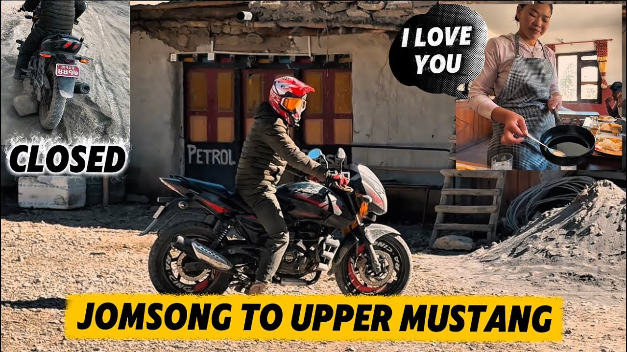 JOMSONG TO UPPER MUSTANG ‼️ DEAD ROAD ☠️ | Actorboyy | Travell vlog