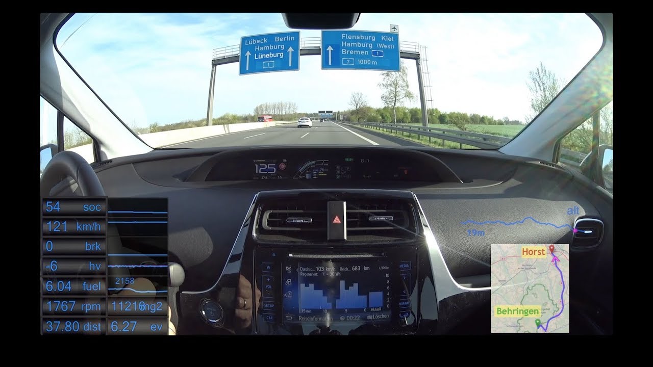 #35 Prius 4 - eine Autobahnfahrt mit 150 km/h / Autobahn with 150 km/h