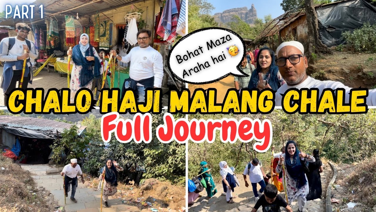 |•Chalo Haji Malang Chale || Mumbai To Haji Malang Full Journey 2024•| Vlog. {AFREEN DASTARKHWAN}