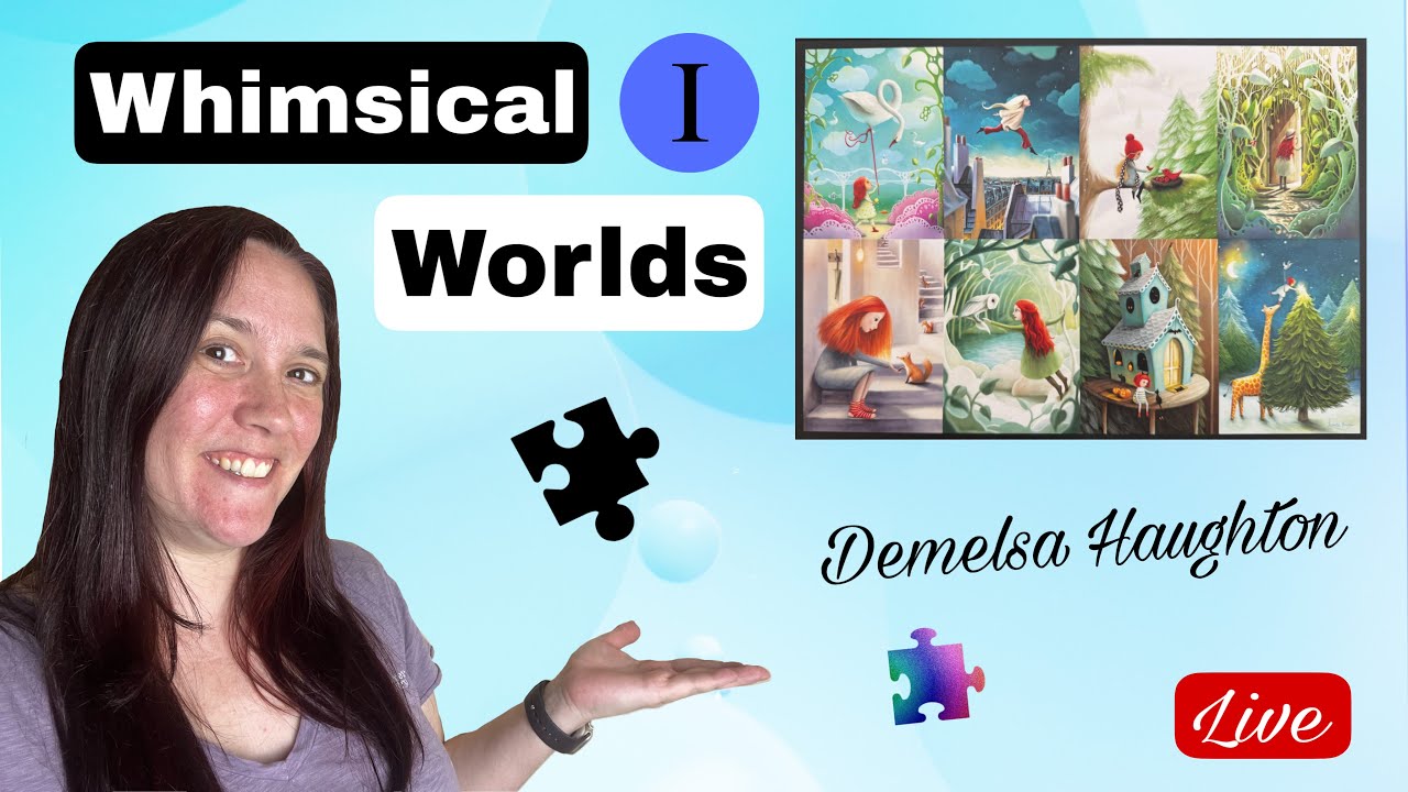 Building Whimsical Worlds - Great British Jigsaws, by Demelsa Haughton - LIVE