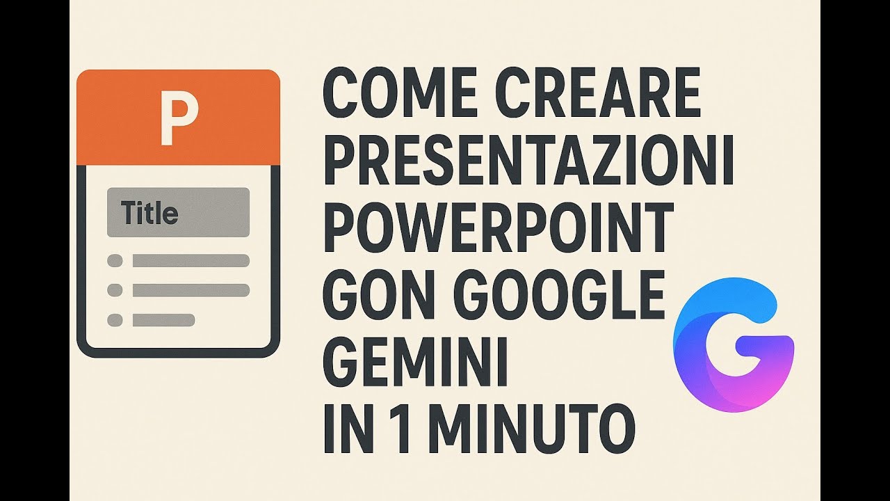Come creare presentazioni PowerPoint con Google Gemini in 1 minuto
