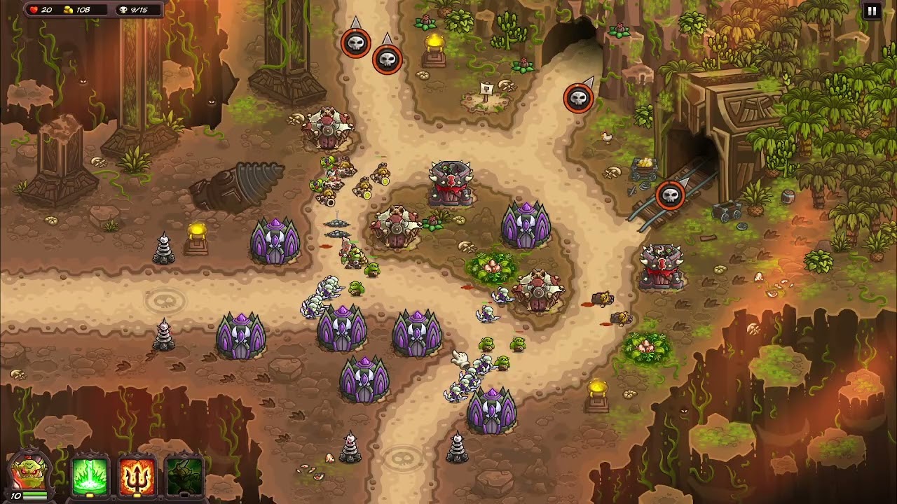 Kingdom Rush Vengeance Excavation Getaway Level 29 Campaign