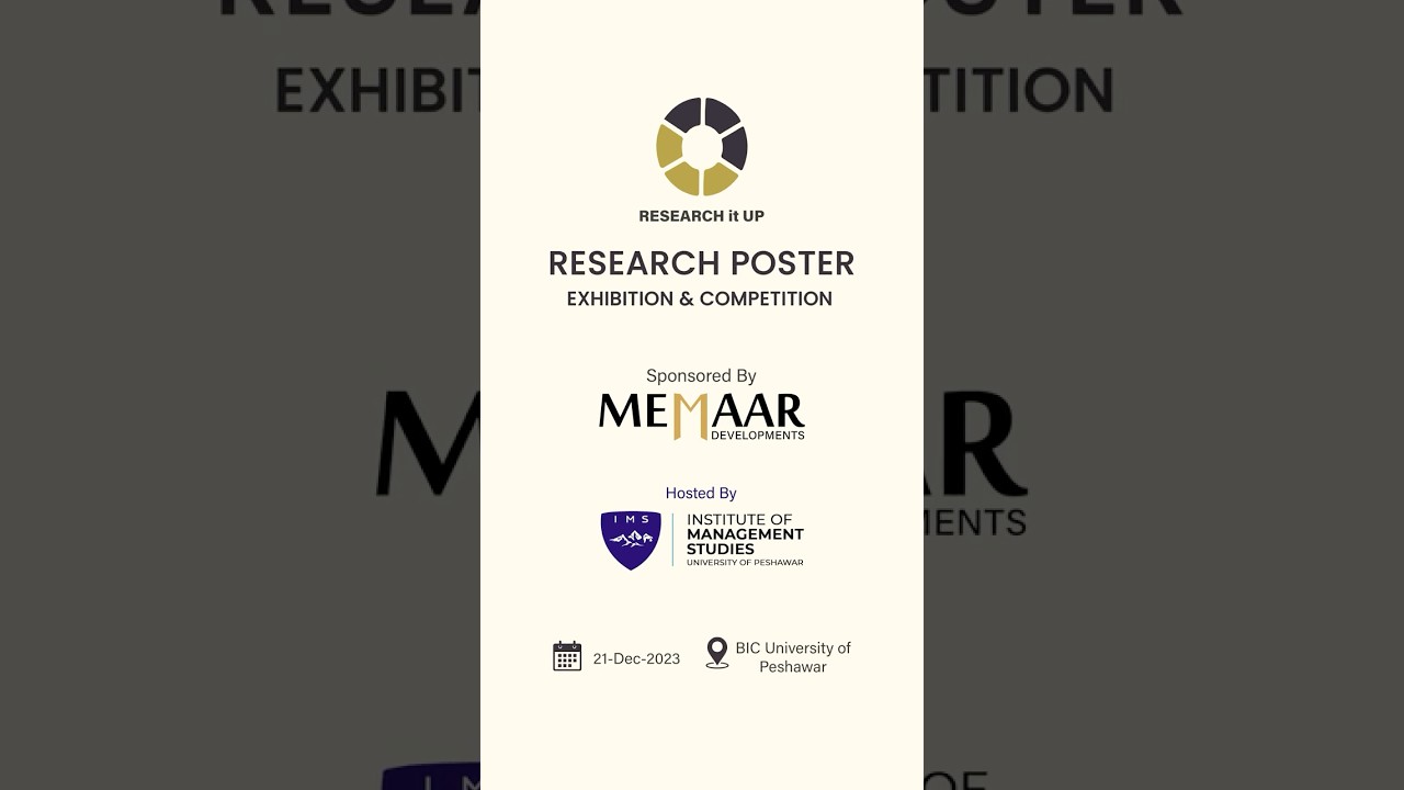 Highlights from IMS UOP x Memaar Event Titled 