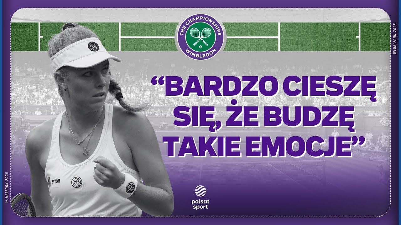 MAGDALENA FRĘCH PRZED ROZPOCZYNAJĄCYM SIĘ WIMBLEDONEM 