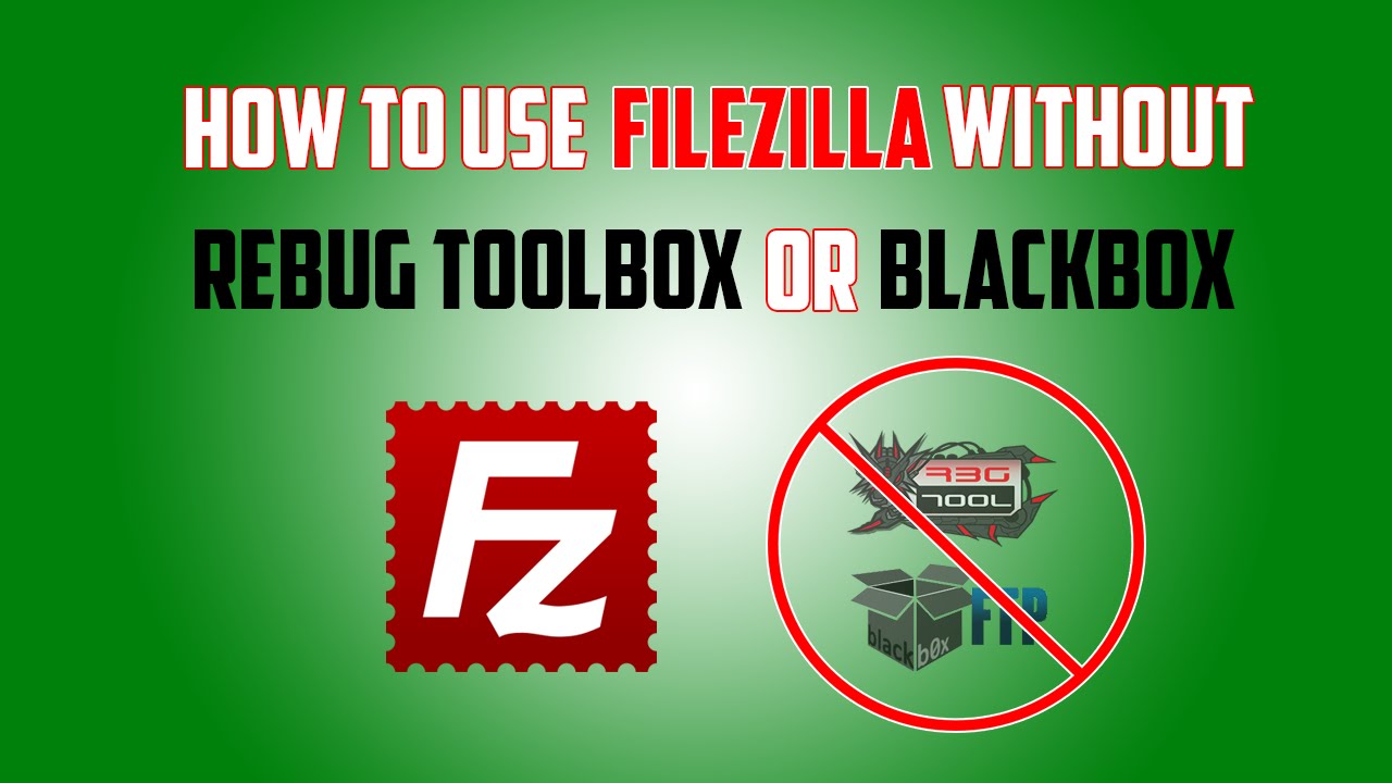 How to Use Filezilla without Rebug Toolbox/Blackbox! (PS3, HD)