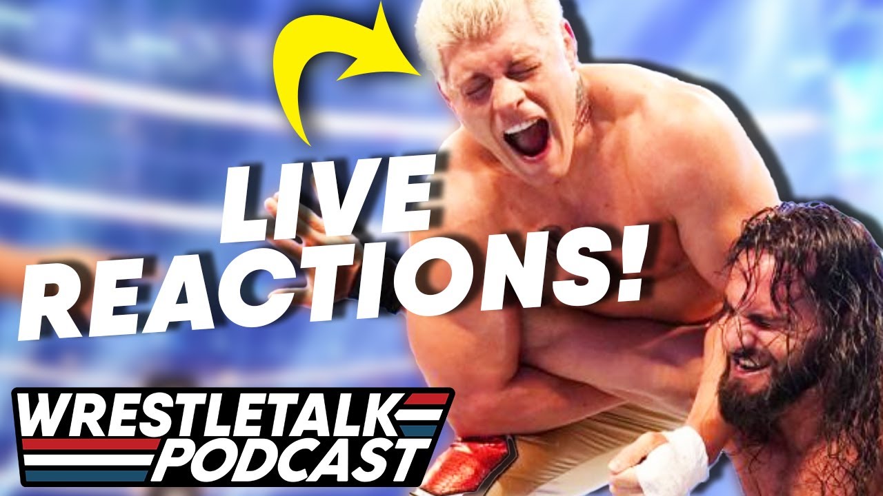 WWE WrestleMania 38 Live Reactions! | WrestleTalk Podcast