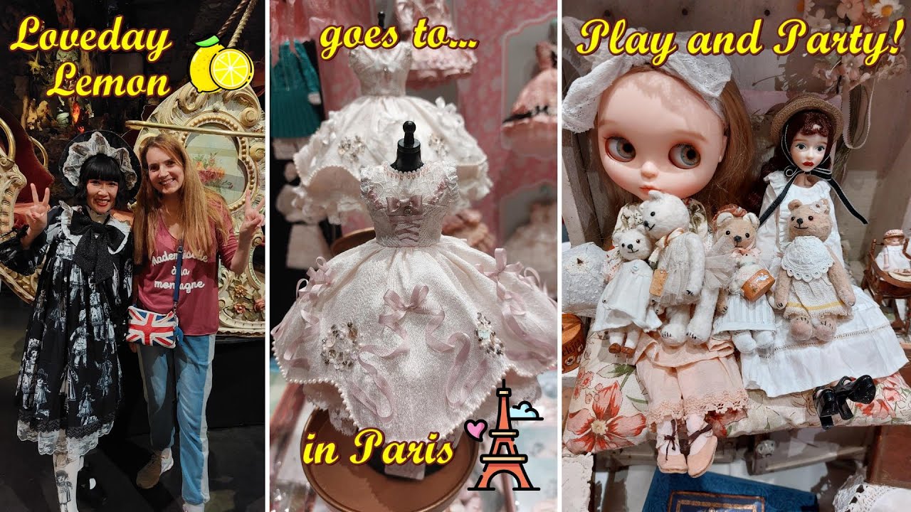 Doll convention report ♡ Play and Party Paris! Blythe, Pullip, Cherry-chan, outfits & miniatures!