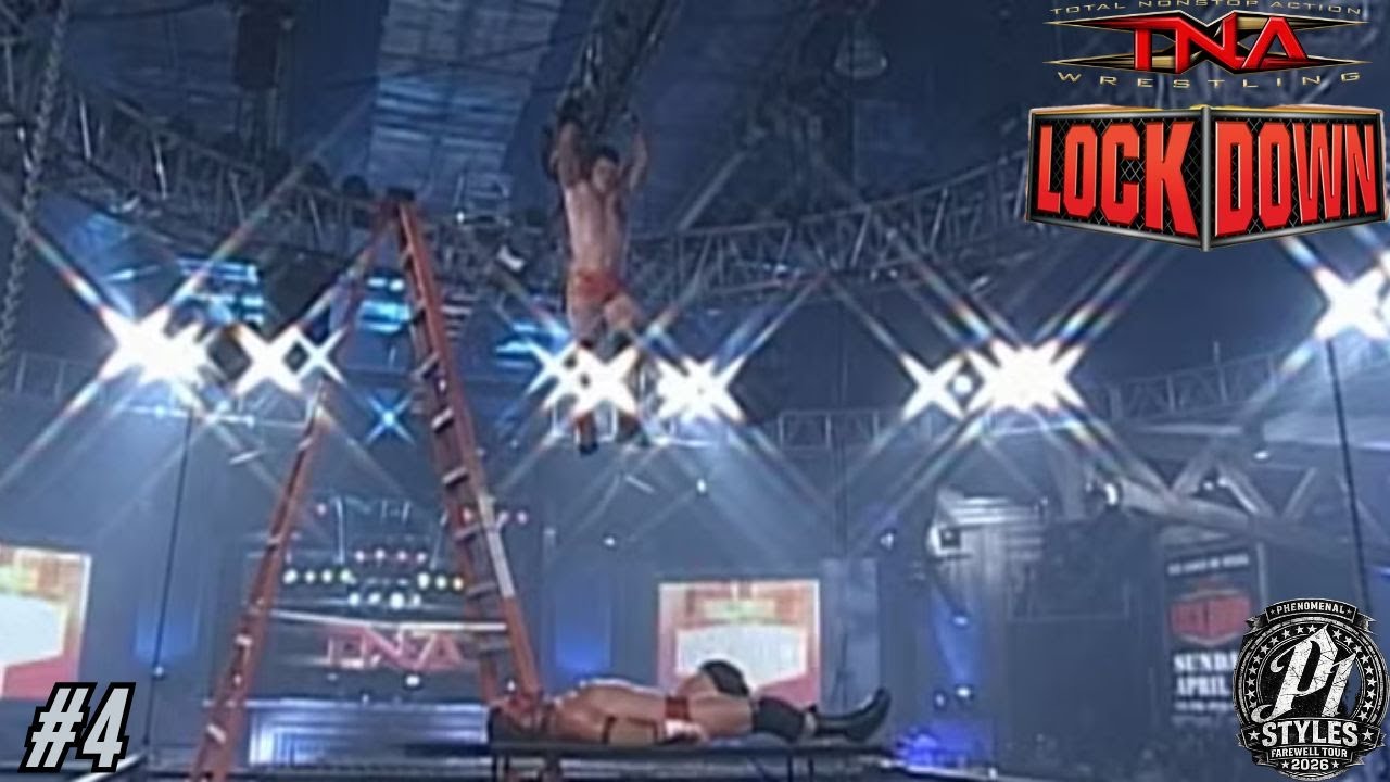 WWE2K25: AJ STYLES FAREWELL TOUR: (TNA LOCKDOWN) THE STING'S WARRIORS VS JEFF JARRETT'S ARMY