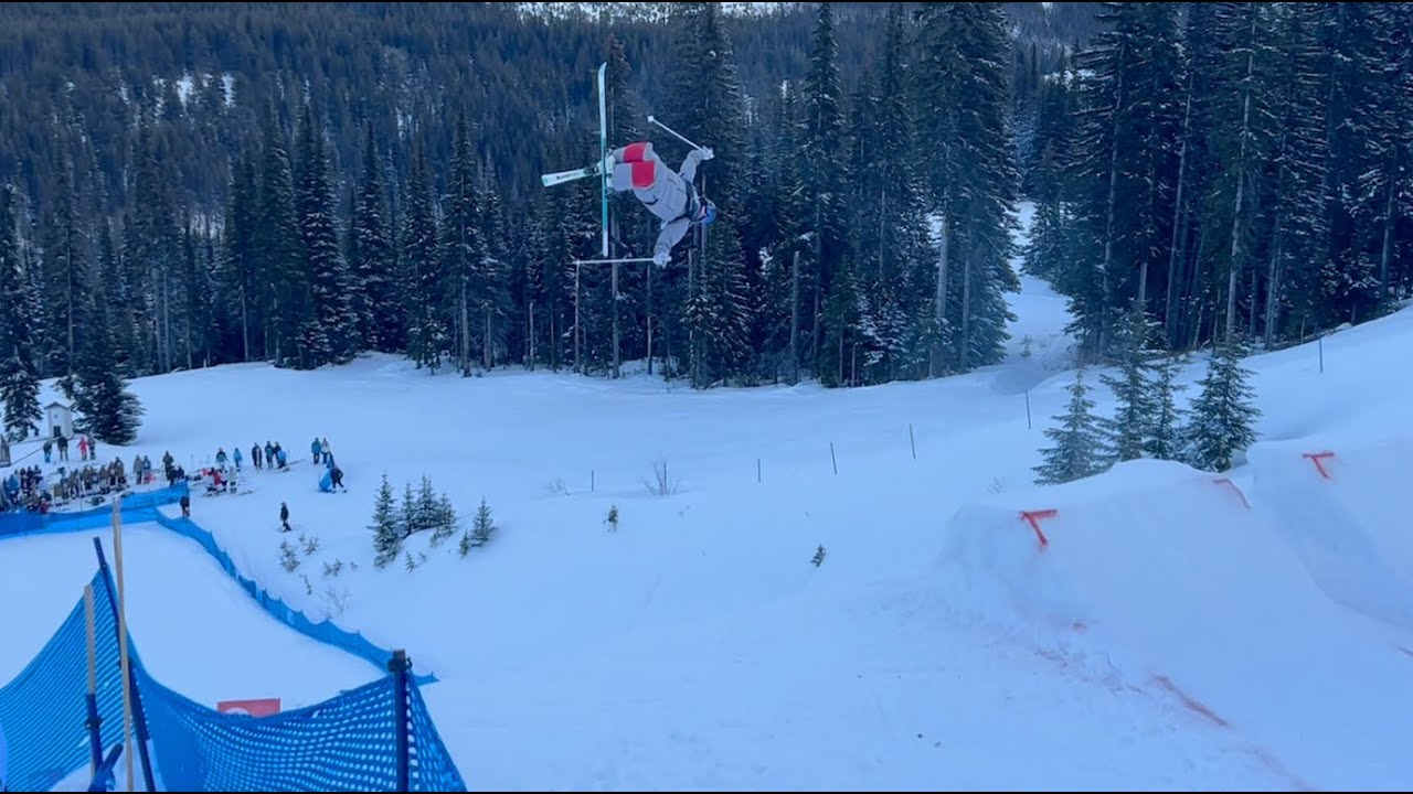 Extreme Backflips (Skiing in Apex).