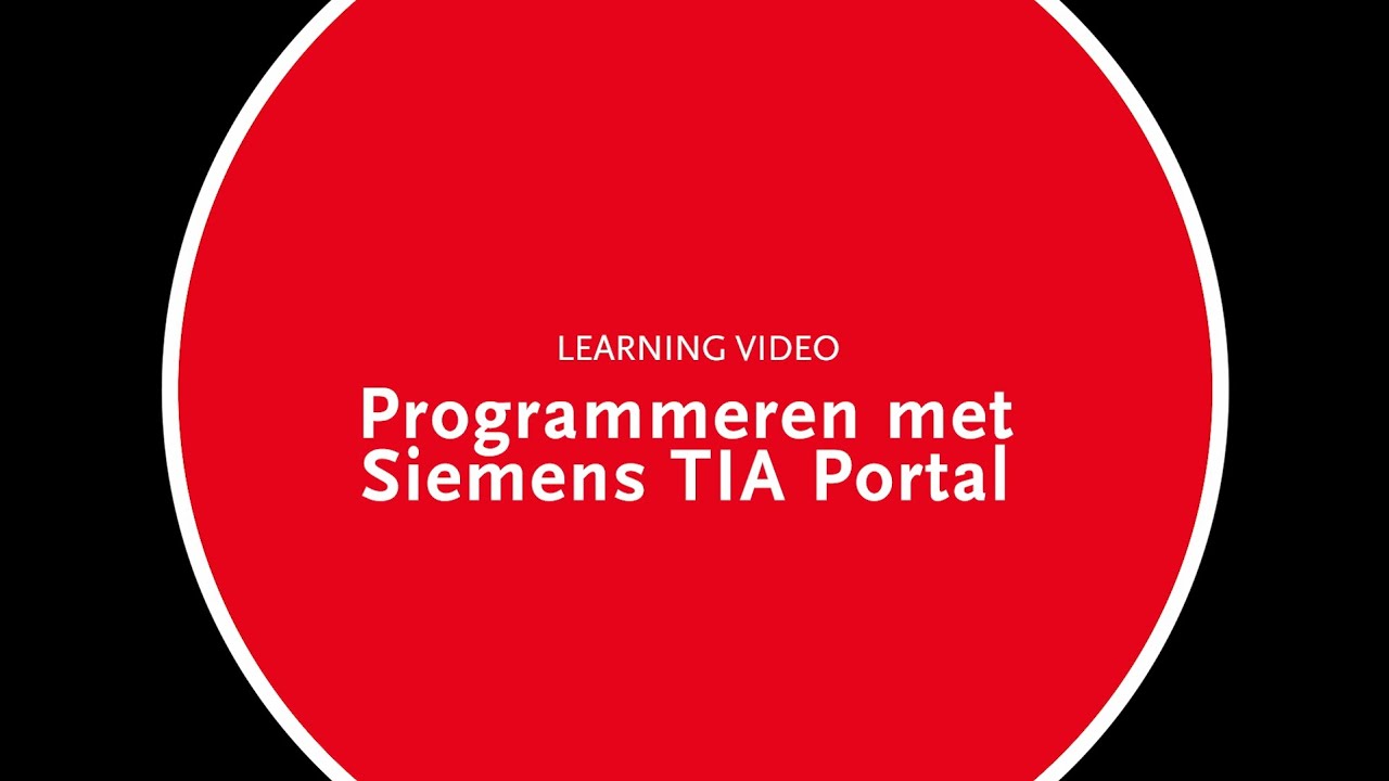Programmeren met Siemens TIA Portal - Van Egmond Groep