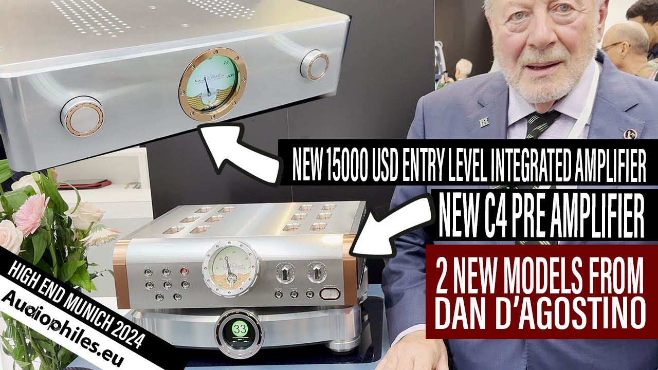 New integrated Pendulum and preamplifier C4 from Dan D'agostino - HIGH END MUNICH 2024