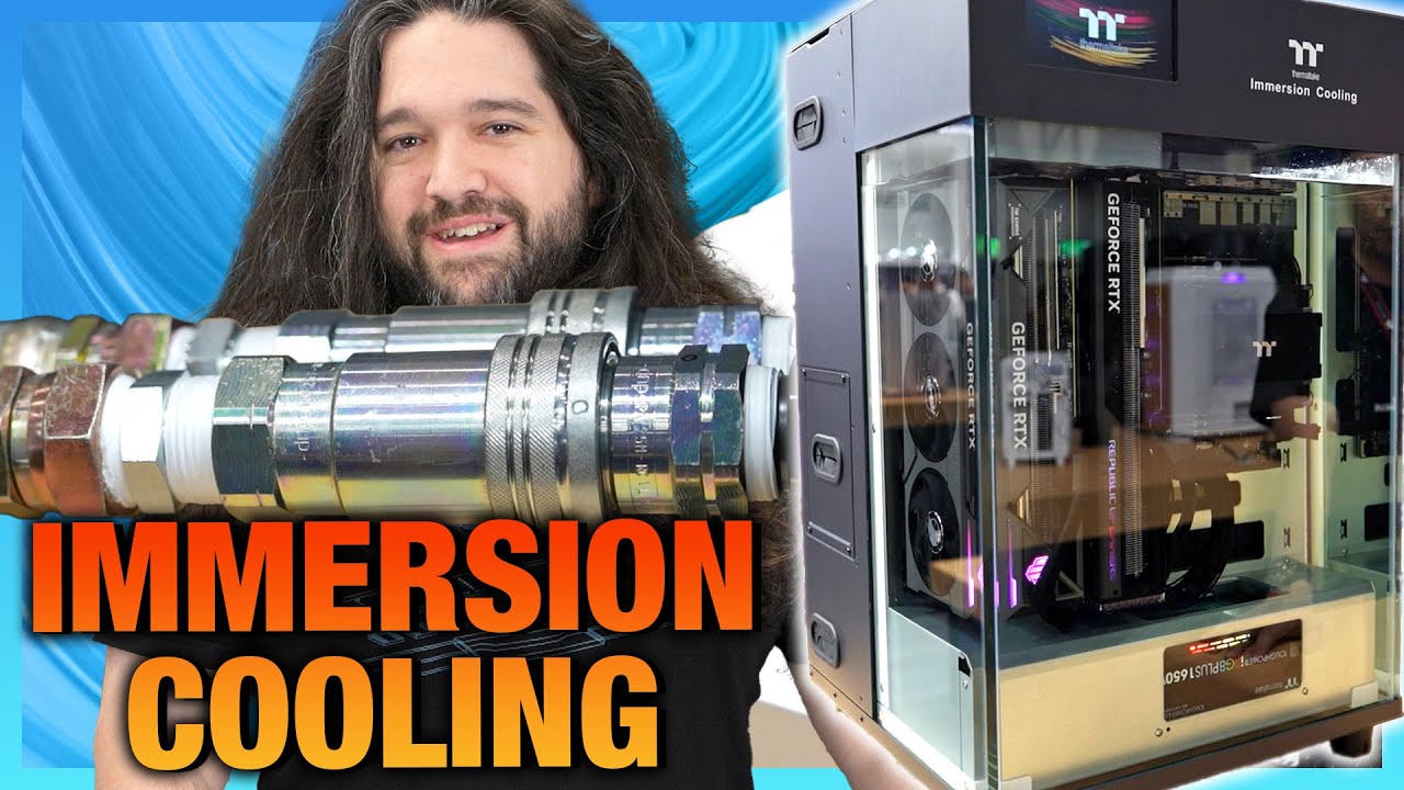 Thermaltake Immersion Cooling, View 390 Air, Minecube Cooler, & TR200 / TR300 Cases