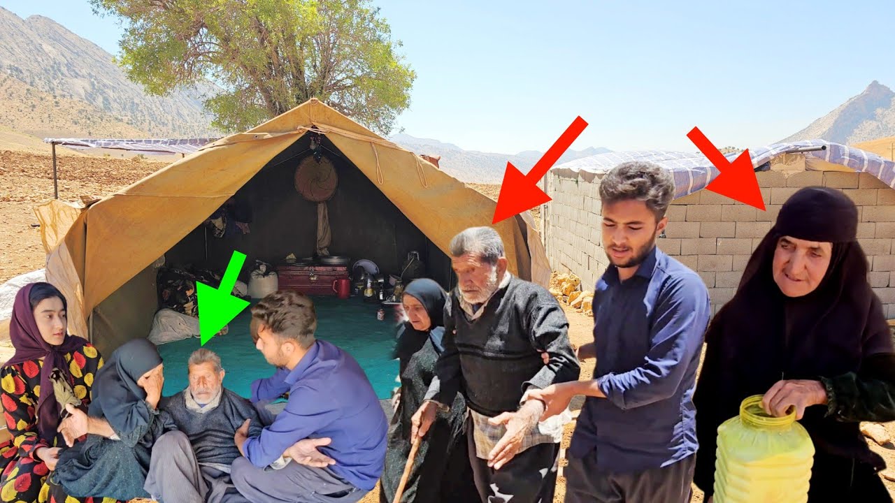 Ali's family visits Atabek's grandparents: Grandpa is not well! 😢