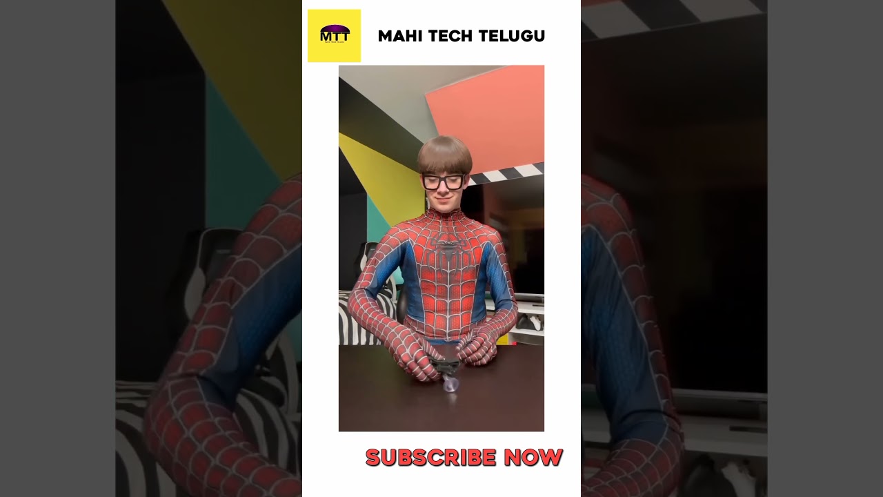 REAL LIFE SPIDER WEB SHOOTER  VECTOR  MAHI TECH TELUGU 