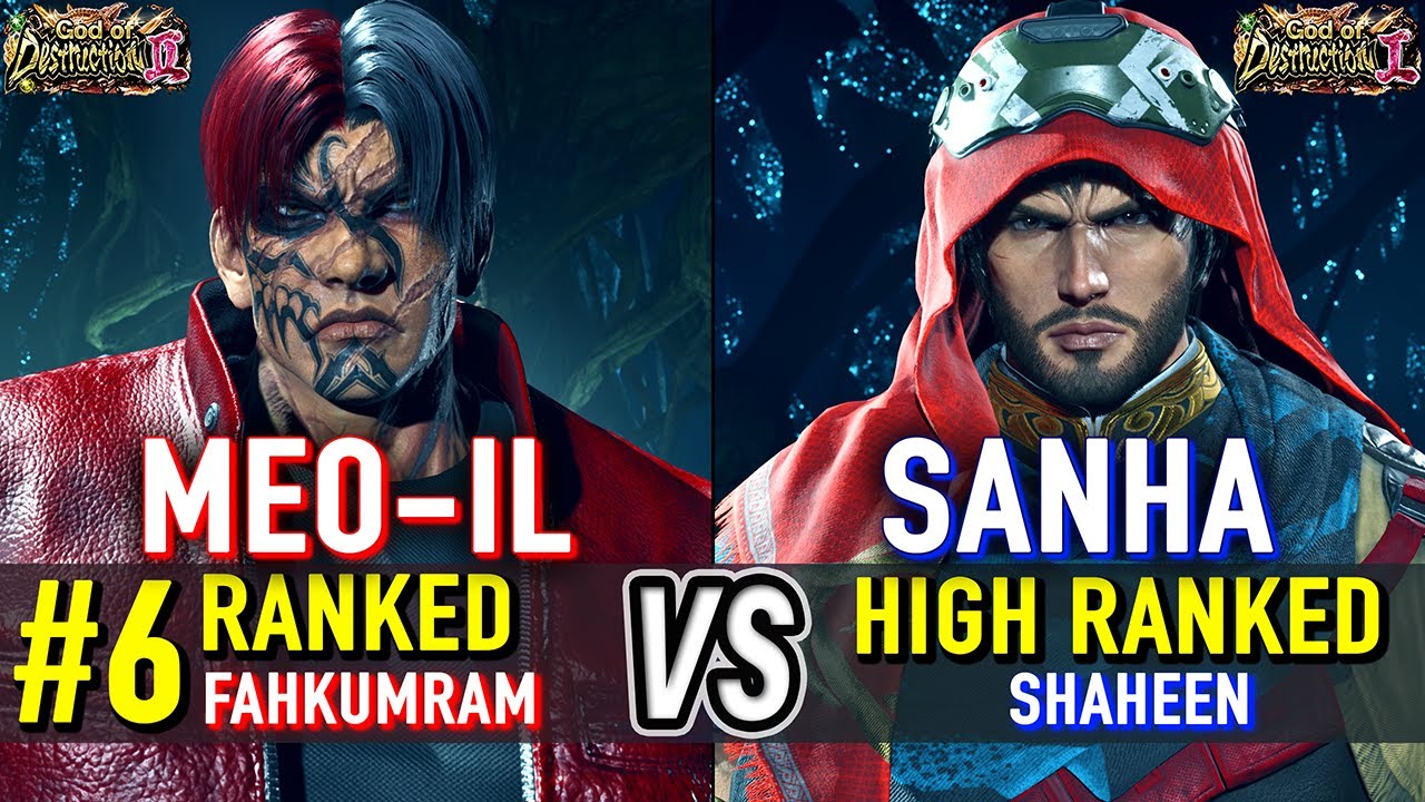 T8 🔥 MEO-IL (#6 Ranked Fahkumram) vs SANHA (Shaheen) 🔥 Tekken 8 High Level Gameplay