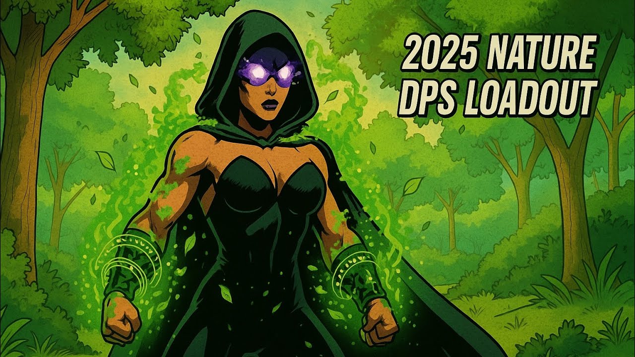 DCUO |  2025 Nature Might DPS Loadout | Top Tier Or Meh?