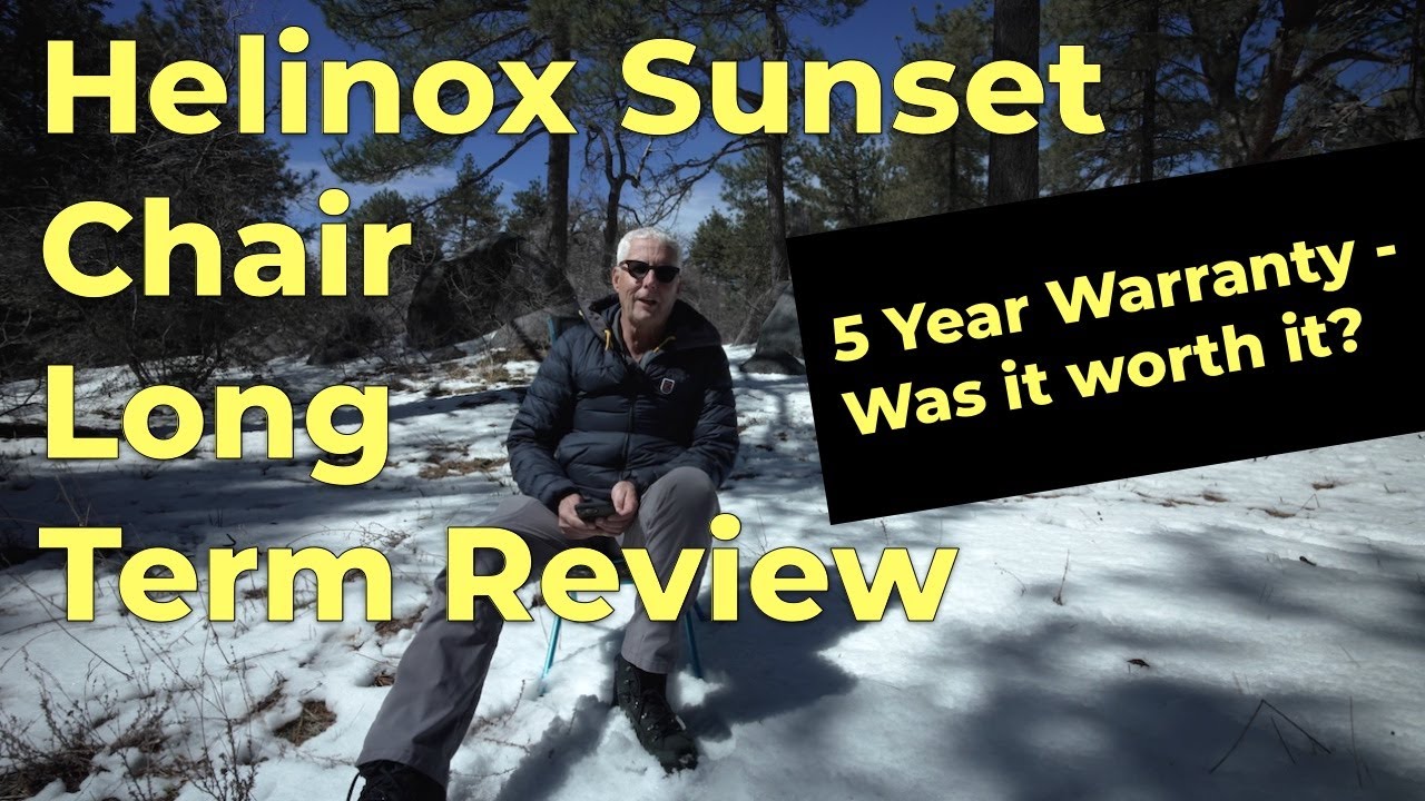 Helinox Sunset Chair Long Term Review   4K