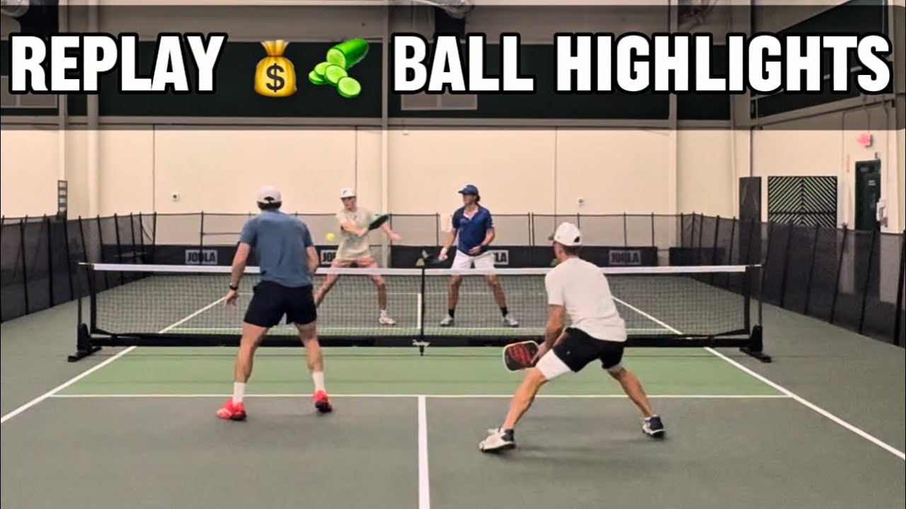 Pickleball Highlights - The Replay Club Moneyball 5.0-6.0 DUPR's - Best Rallies - Feb. 6