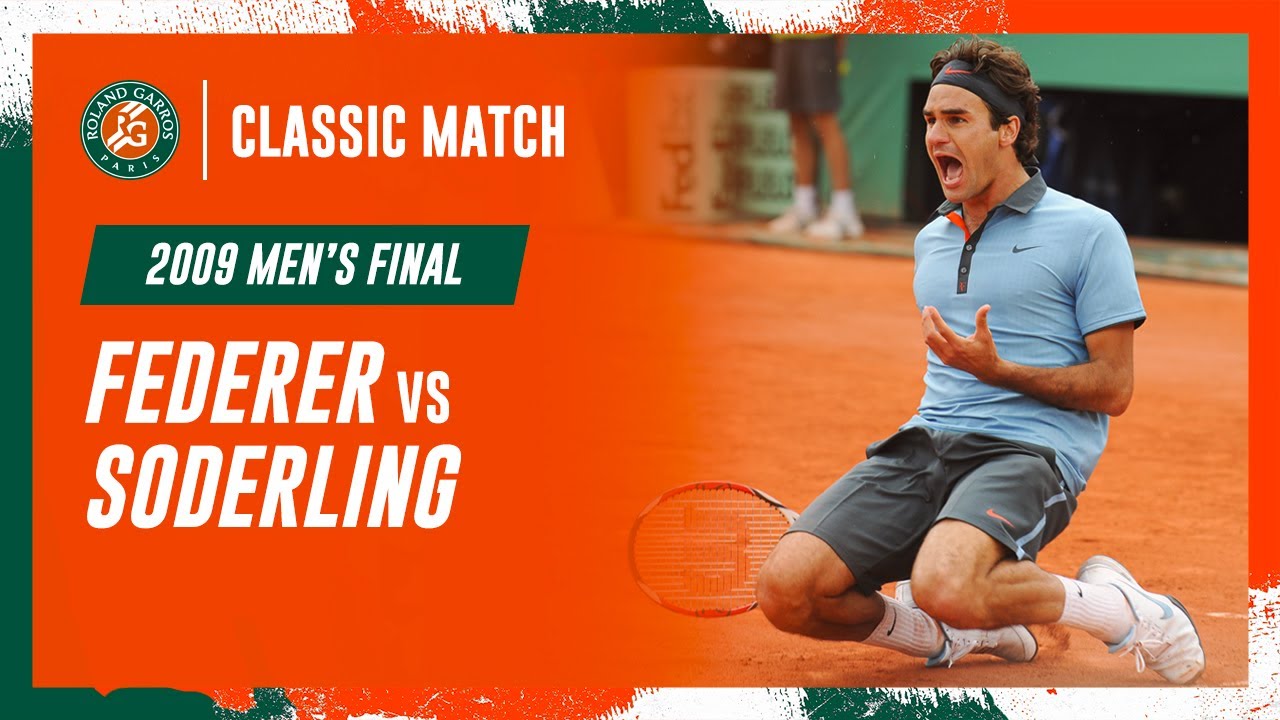 Federer vs Soderling 2009 Men's final | Roland-Garros Classic Match