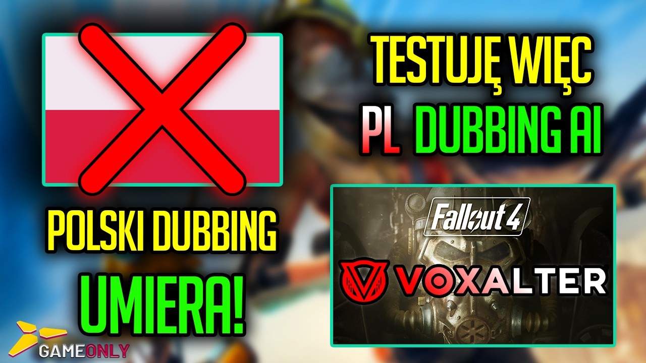 Polski dubbing w grach UMIERA — Czy AI może go URATOWAĆ? Sprawdzam!